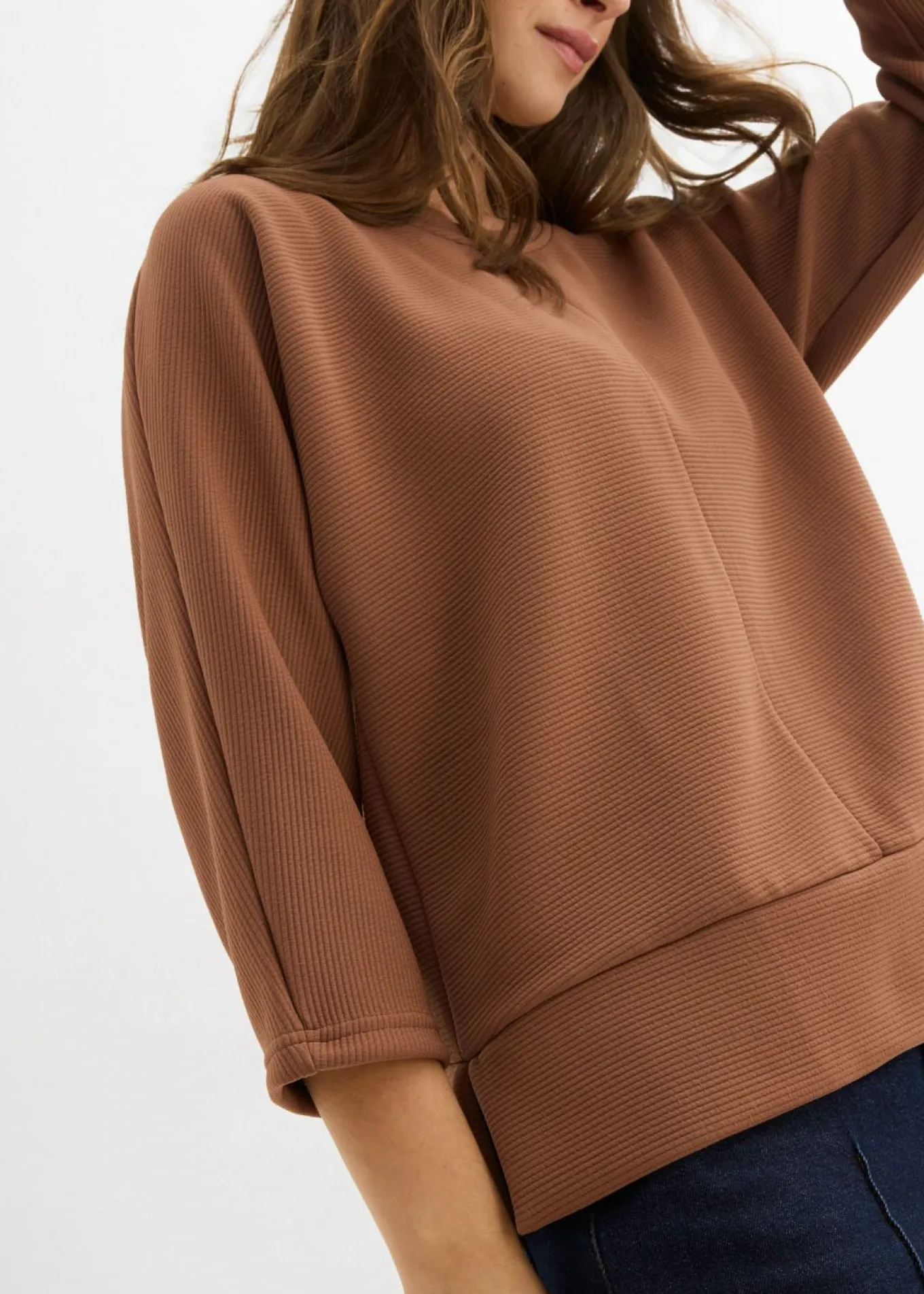 Sudadera de tejido estructurado