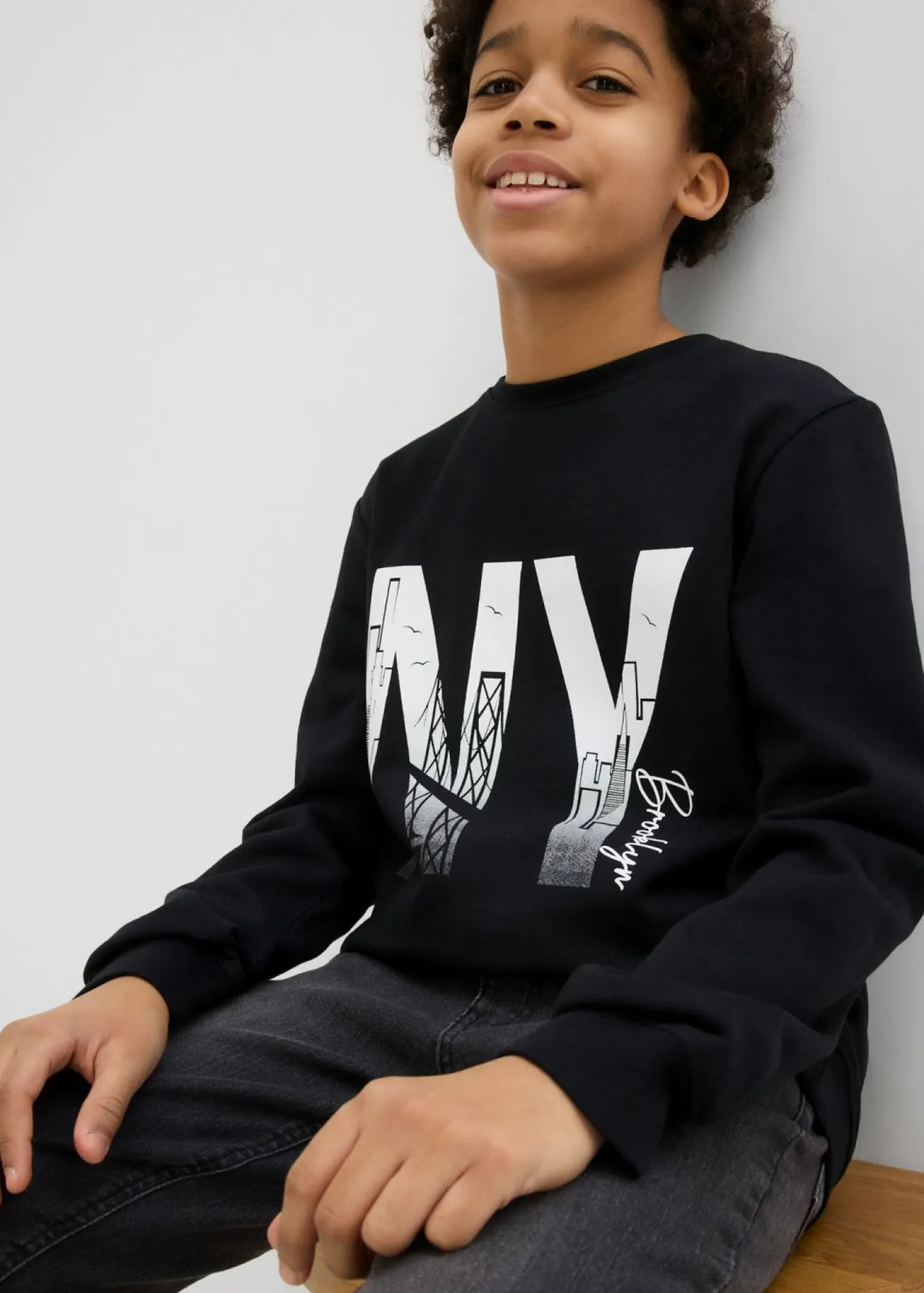 Sudadera en mezcla suave de algodón