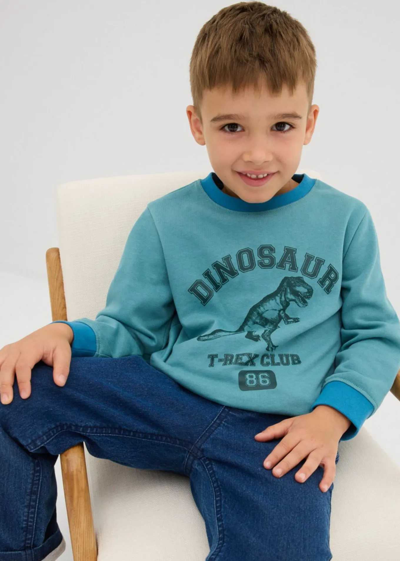 Sudadera en mezcla suave de algodón
