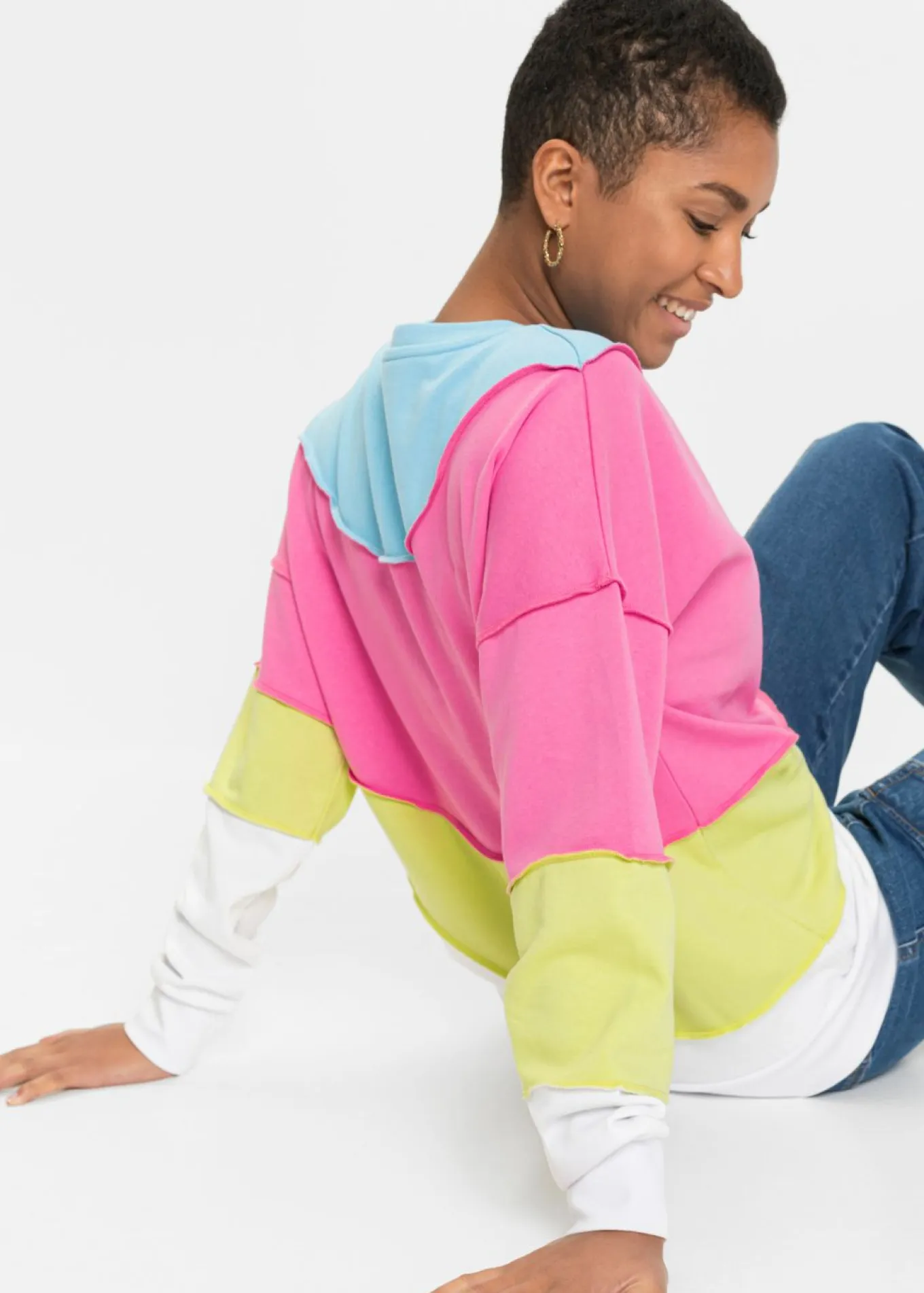 Sudadera en mezcla suave de algodón