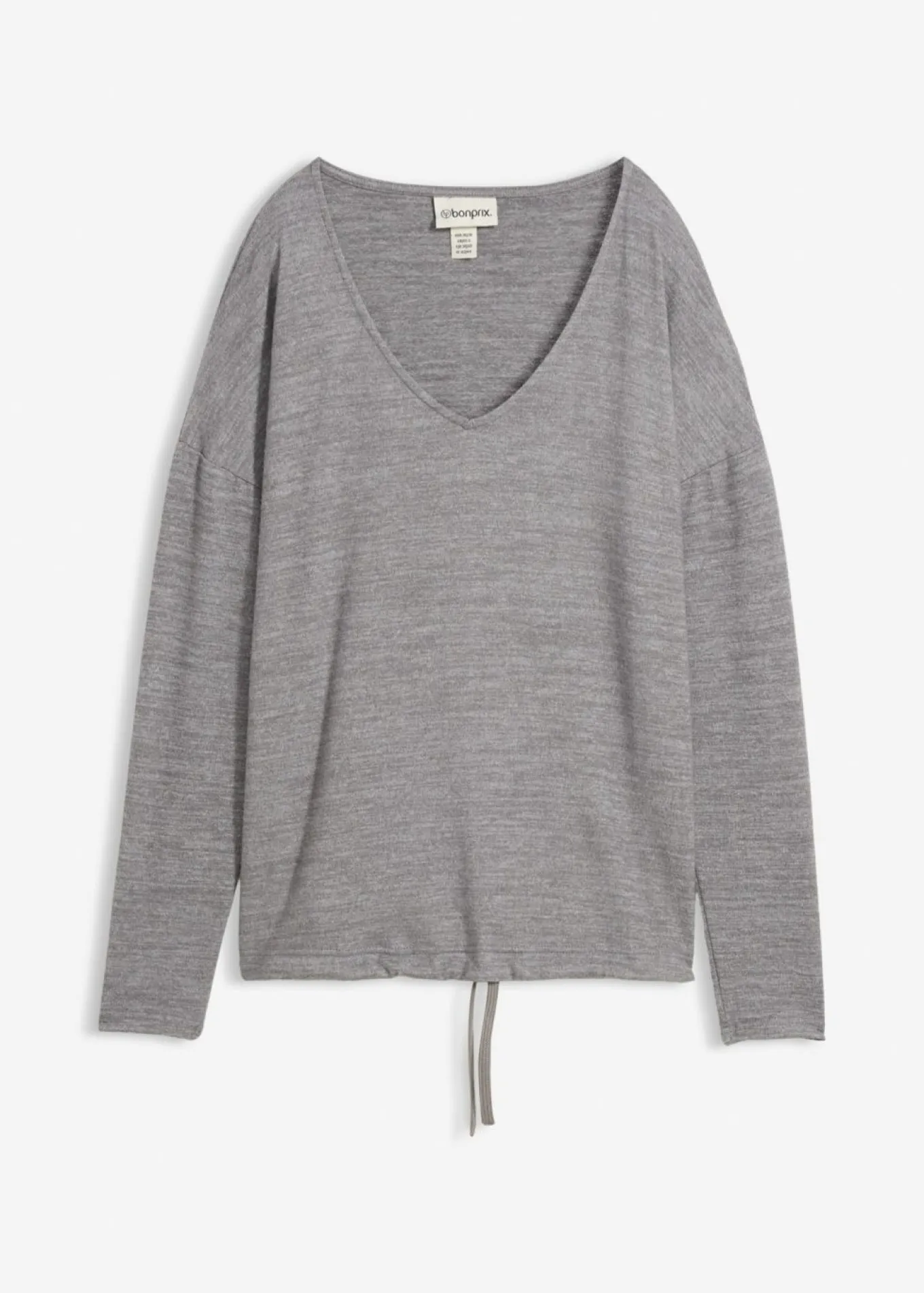 Sudadera holgada con aspecto de punto