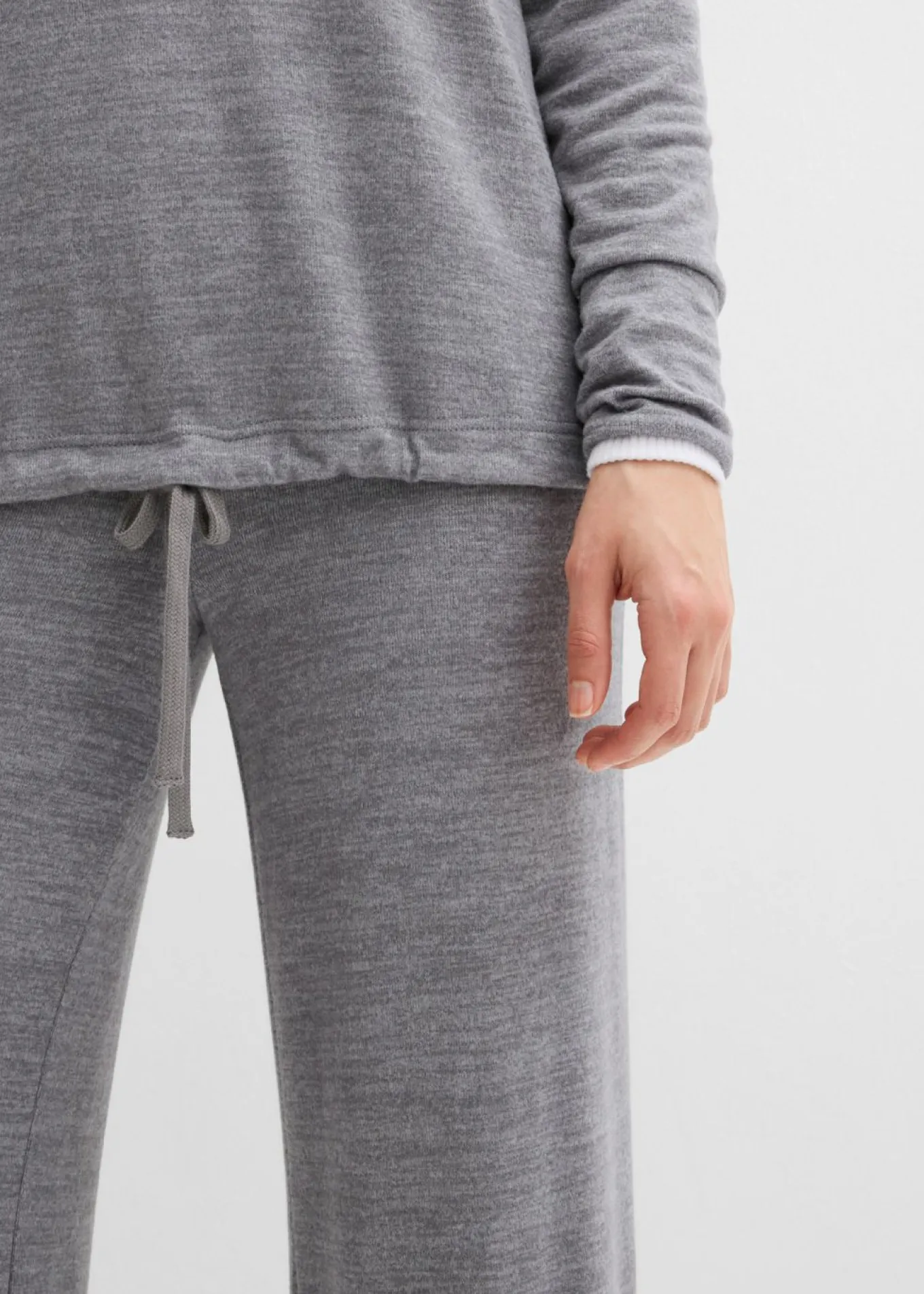 Sudadera holgada con aspecto de punto