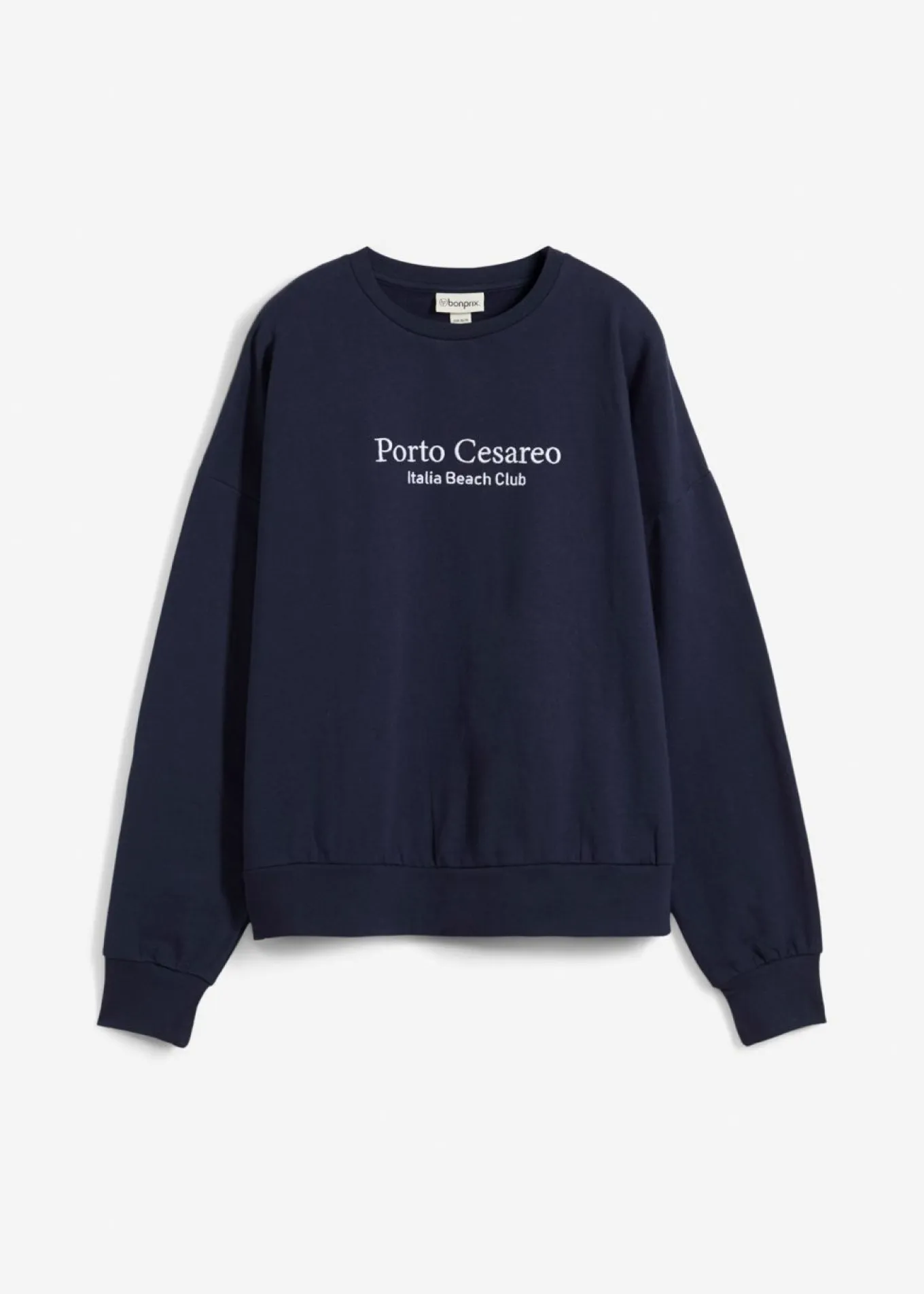 Sudadera holgada con bordado