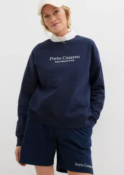Sudadera holgada con bordado