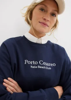 Sudadera holgada con bordado