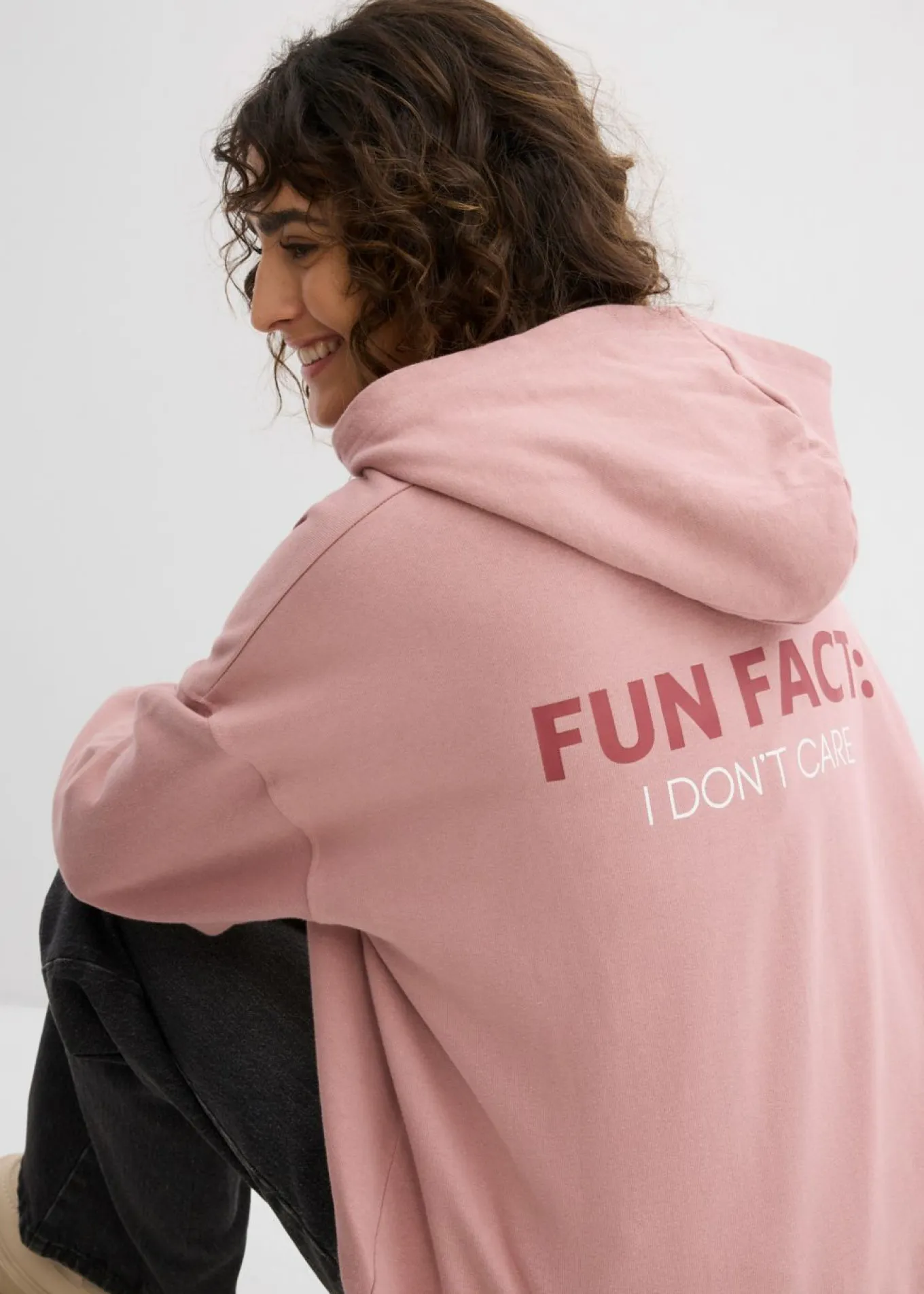 Sudadera holgada de algodón orgánico puro