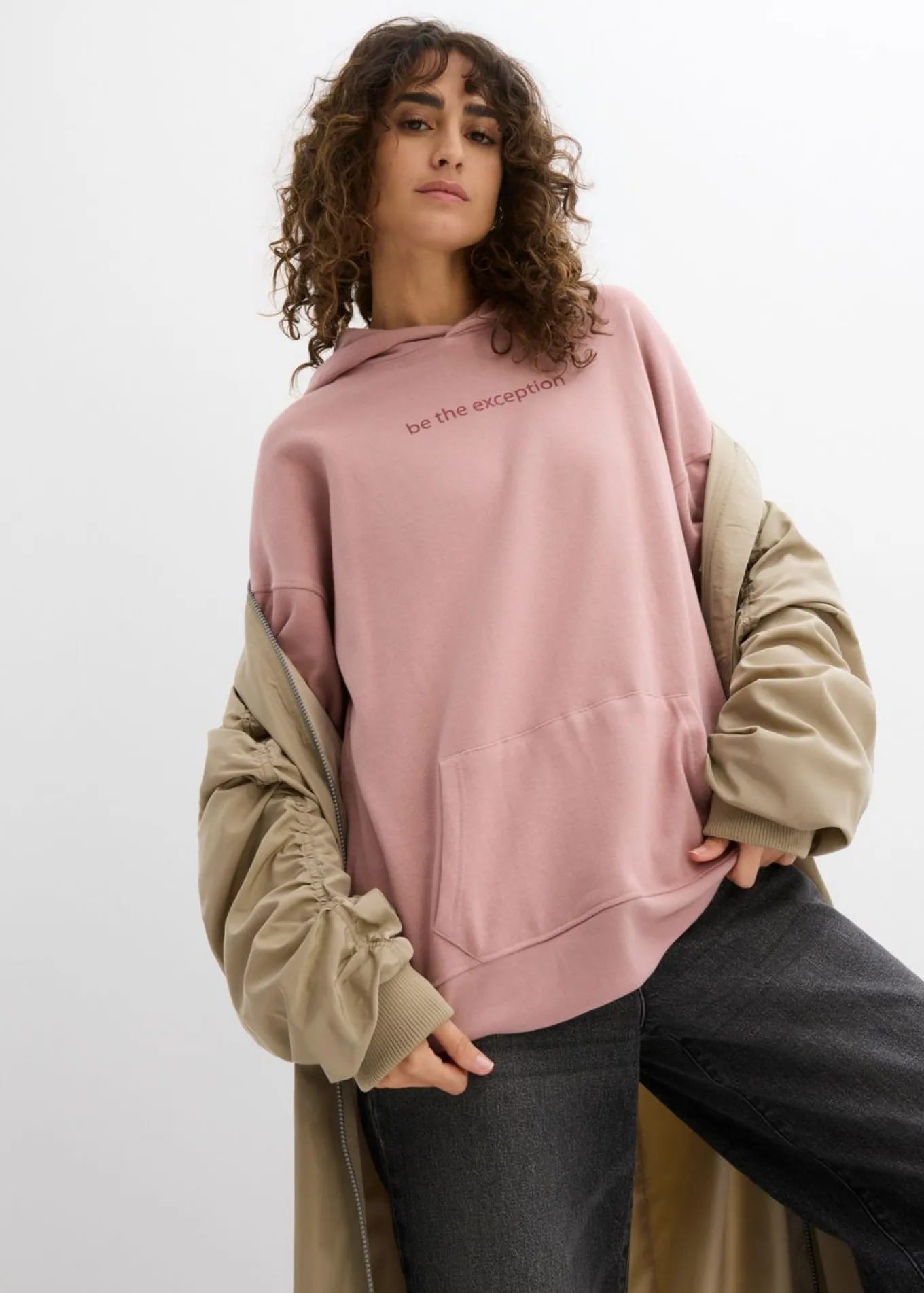 Sudadera holgada de algodón orgánico puro