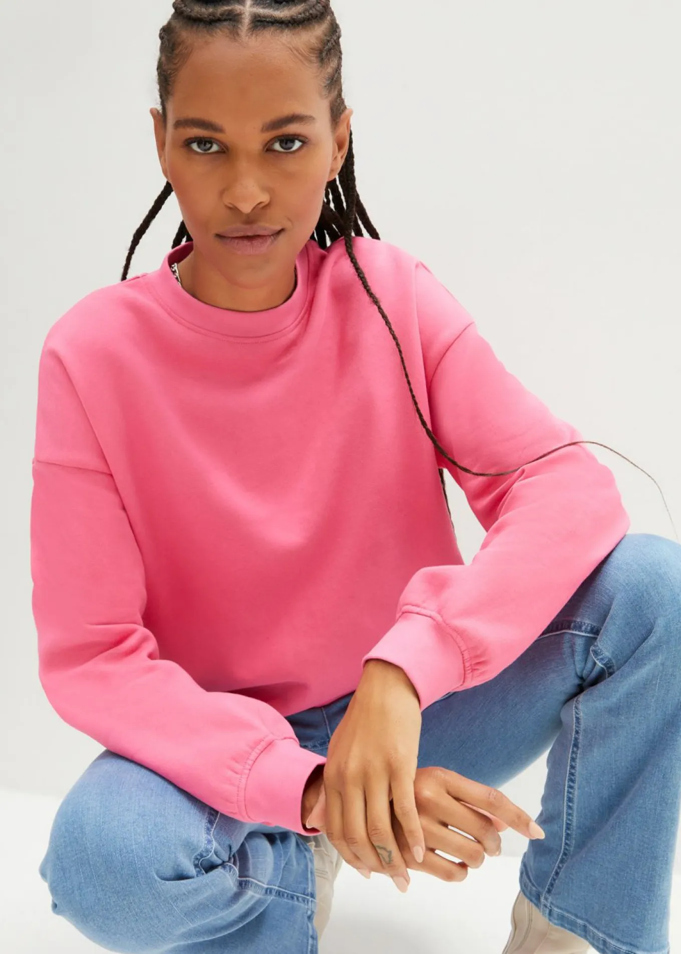 Sudadera holgada de algodón puro