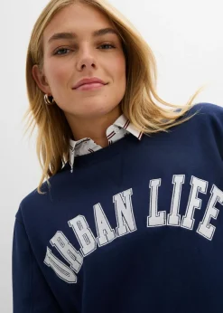 Sudadera holgada de algodón puro