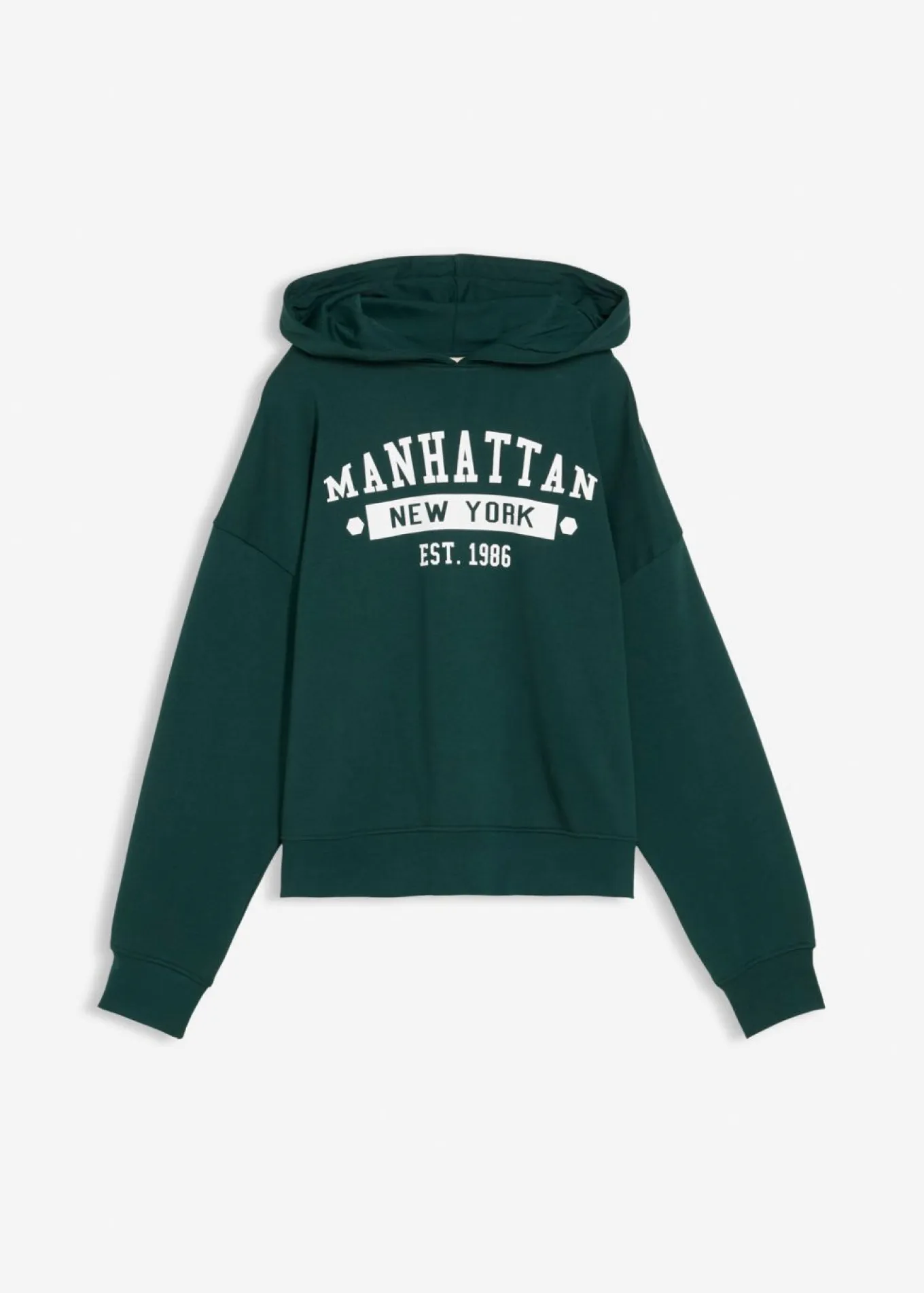 Sudadera holgada de algodón puro con capucha