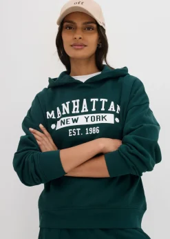 Sudadera holgada de algodón puro con capucha