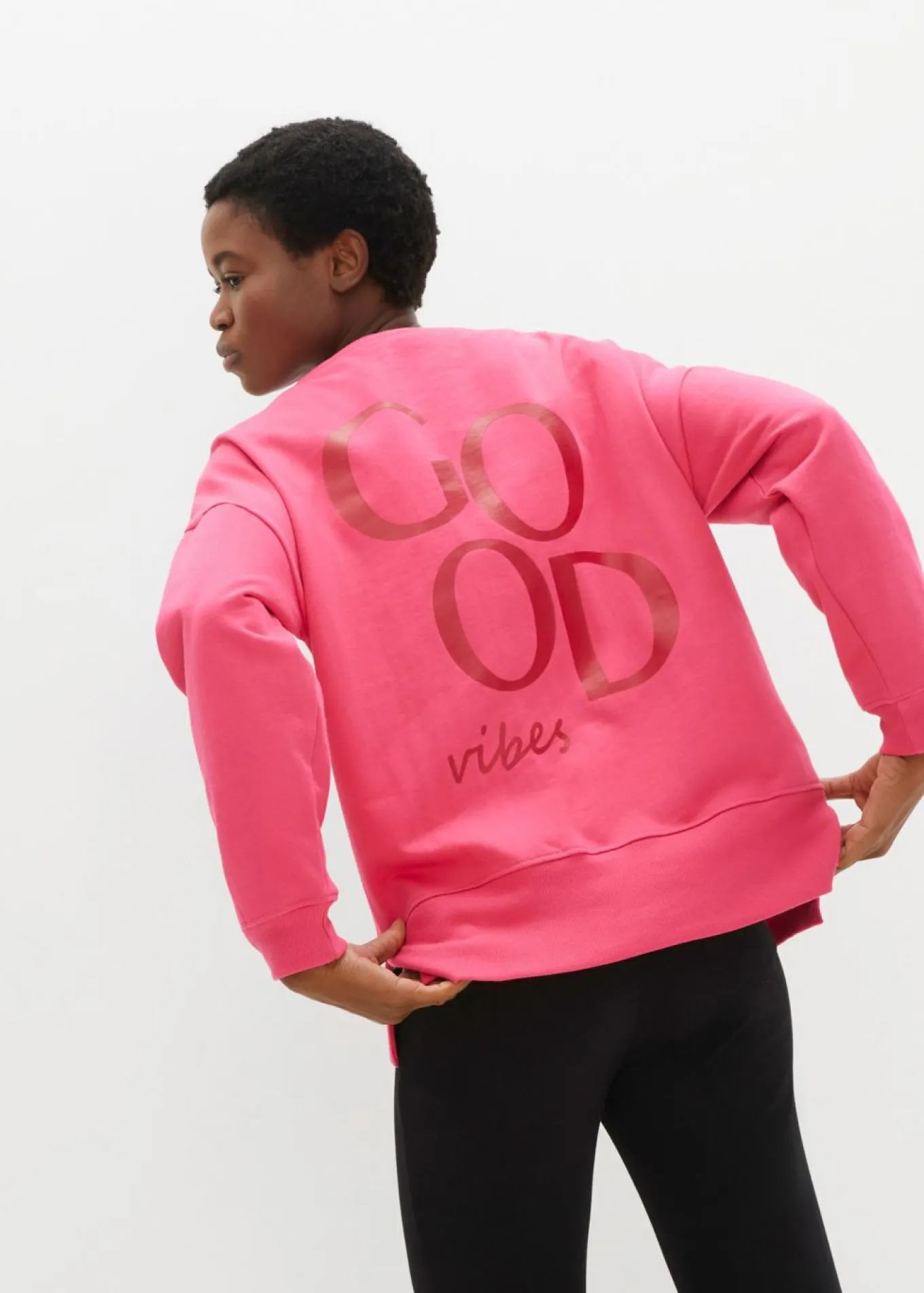Sudadera holgada de algodón orgánico