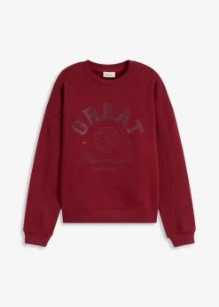 Sudadera holgada de algodón puro
