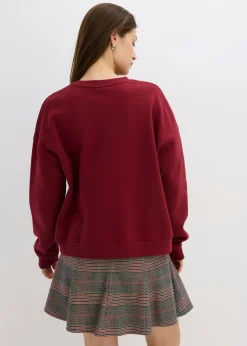 Sudadera holgada de algodón puro