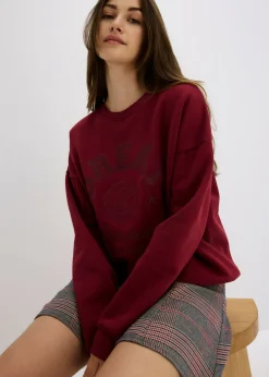 Sudadera holgada de algodón puro