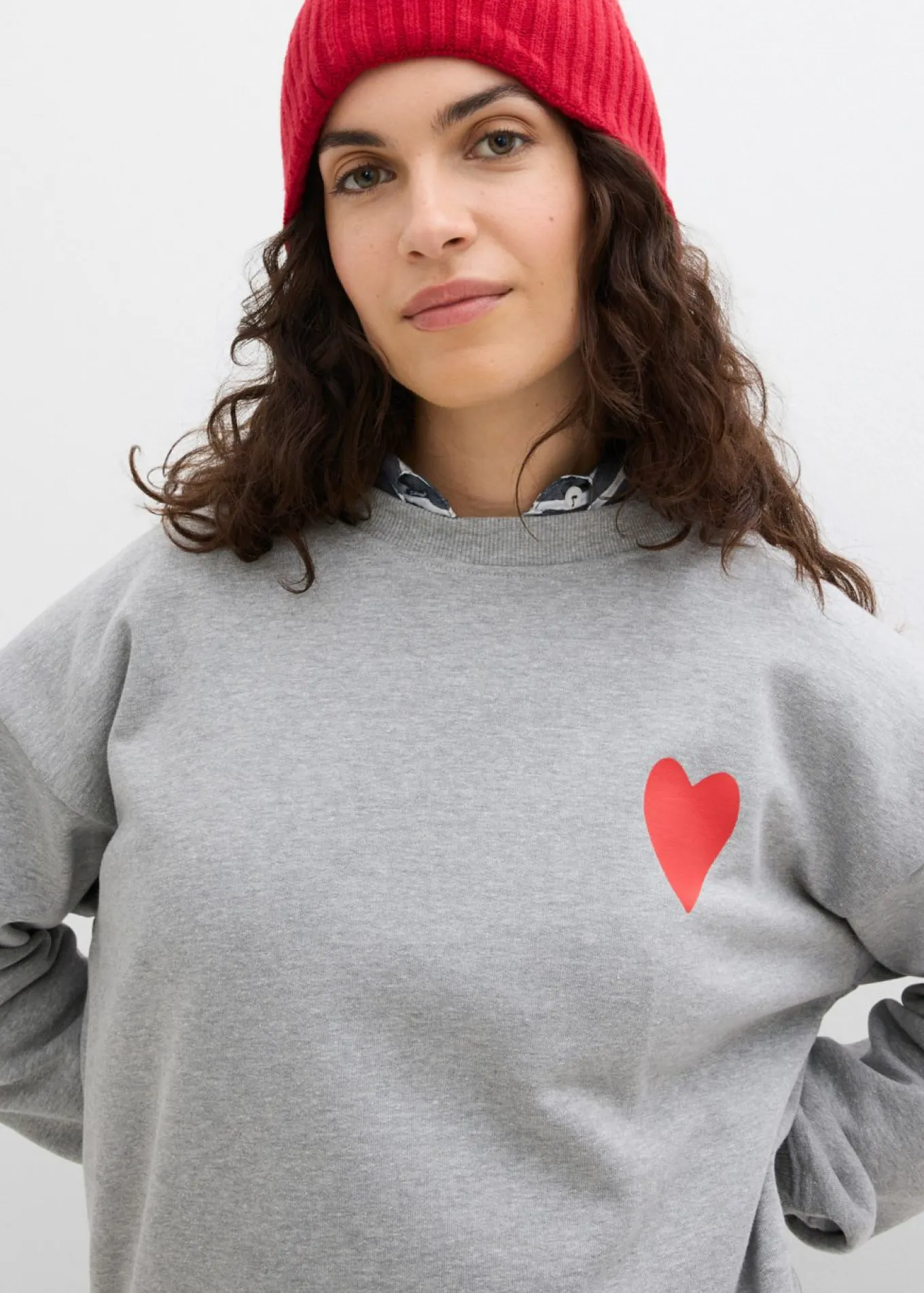 Sudadera holgada de algodón orgánico