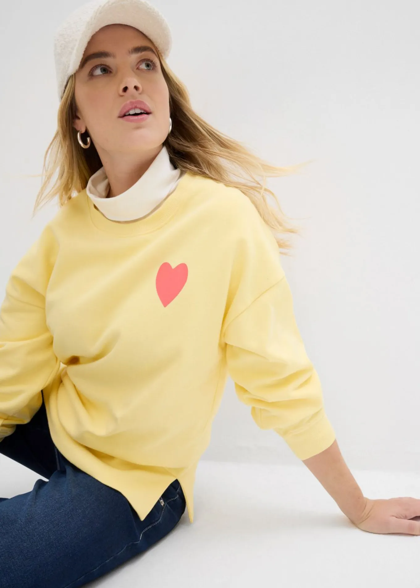 Sudadera holgada de algodón orgánico