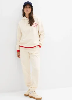 Sudadera holgada de algodón puro