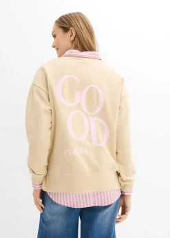 Sudadera holgada de algodón orgánico