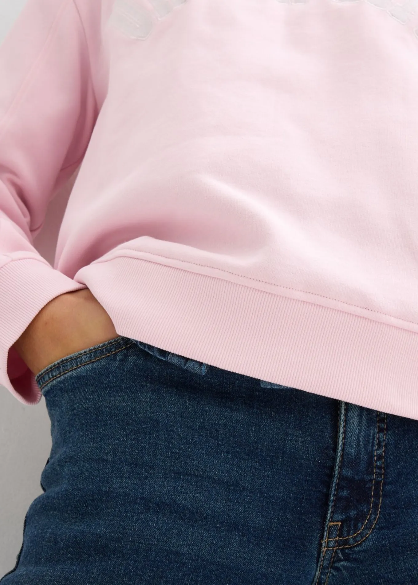 Sudadera holgada de algodón puro