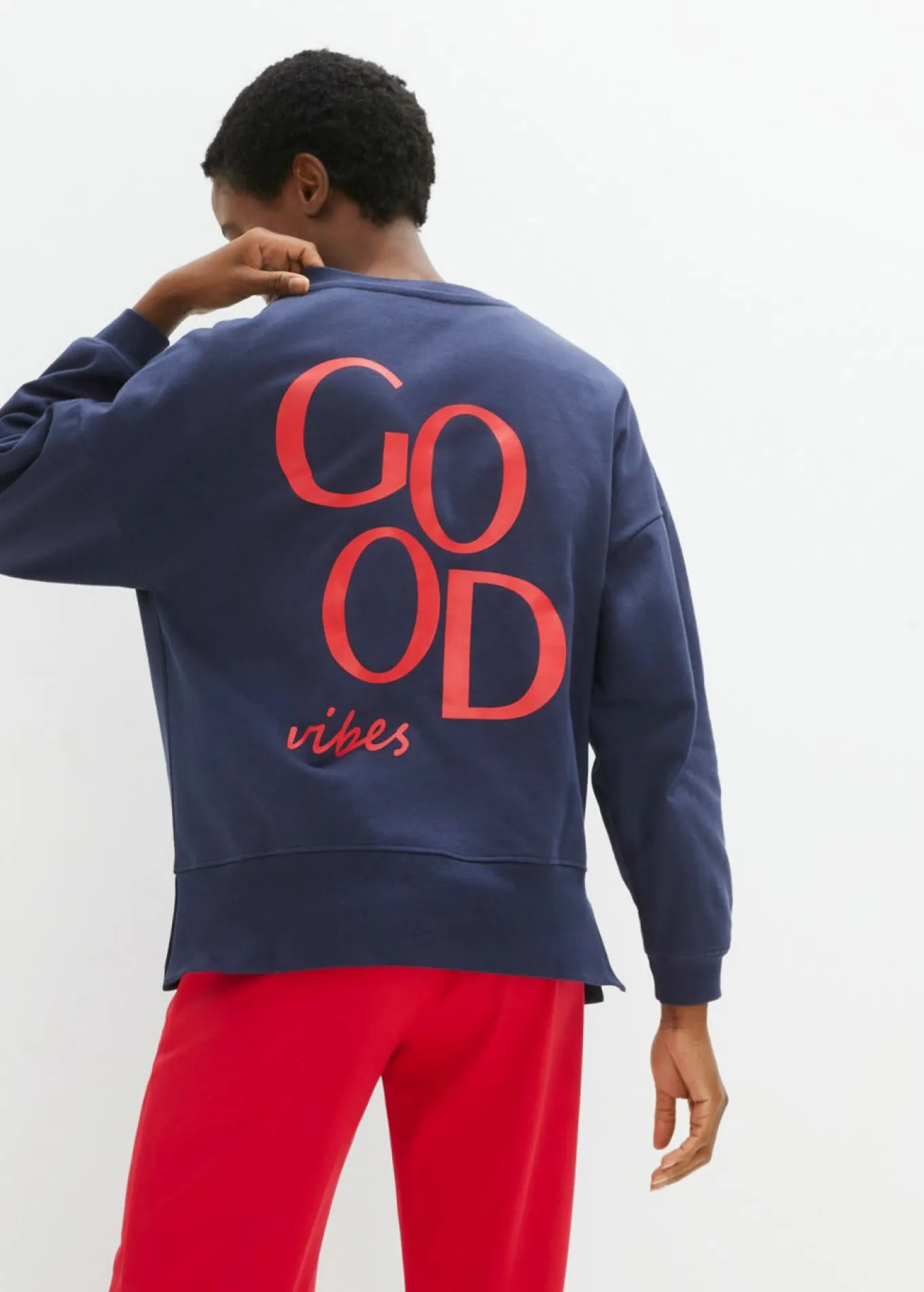 Sudadera holgada de algodón orgánico