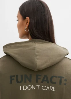 Sudadera holgada de algodón orgánico puro