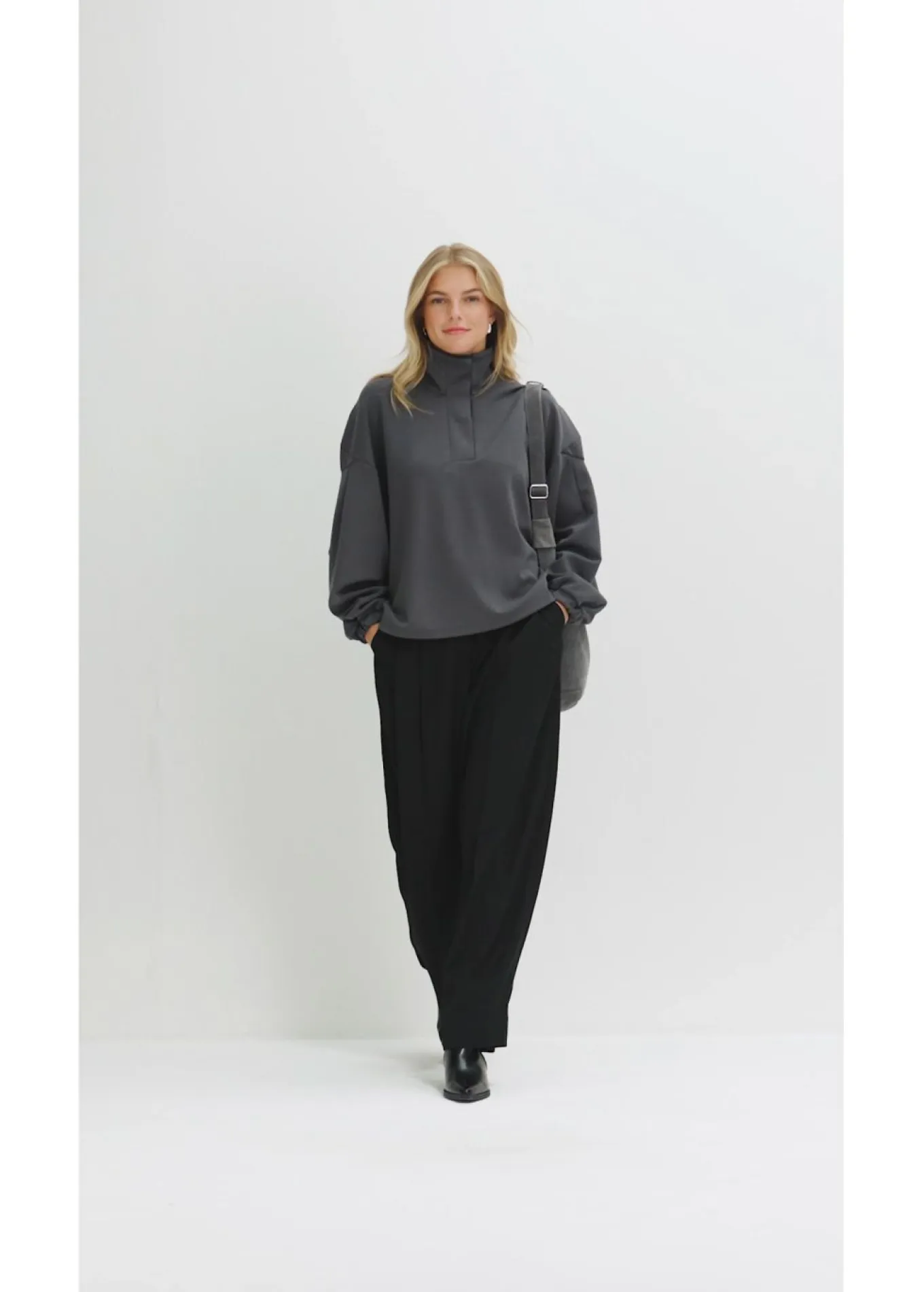 Sudadera holgada de neopreno