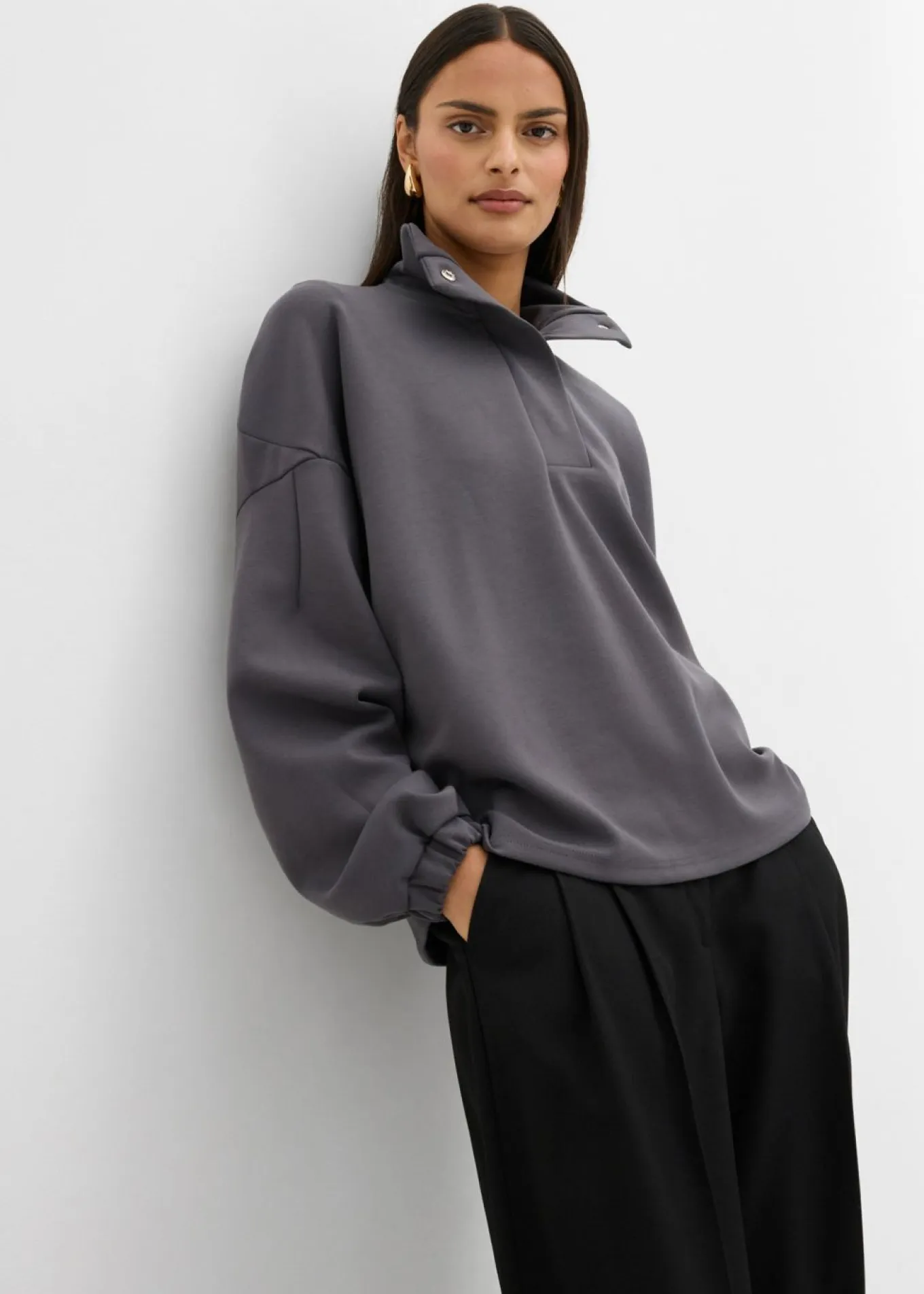 Sudadera holgada de neopreno