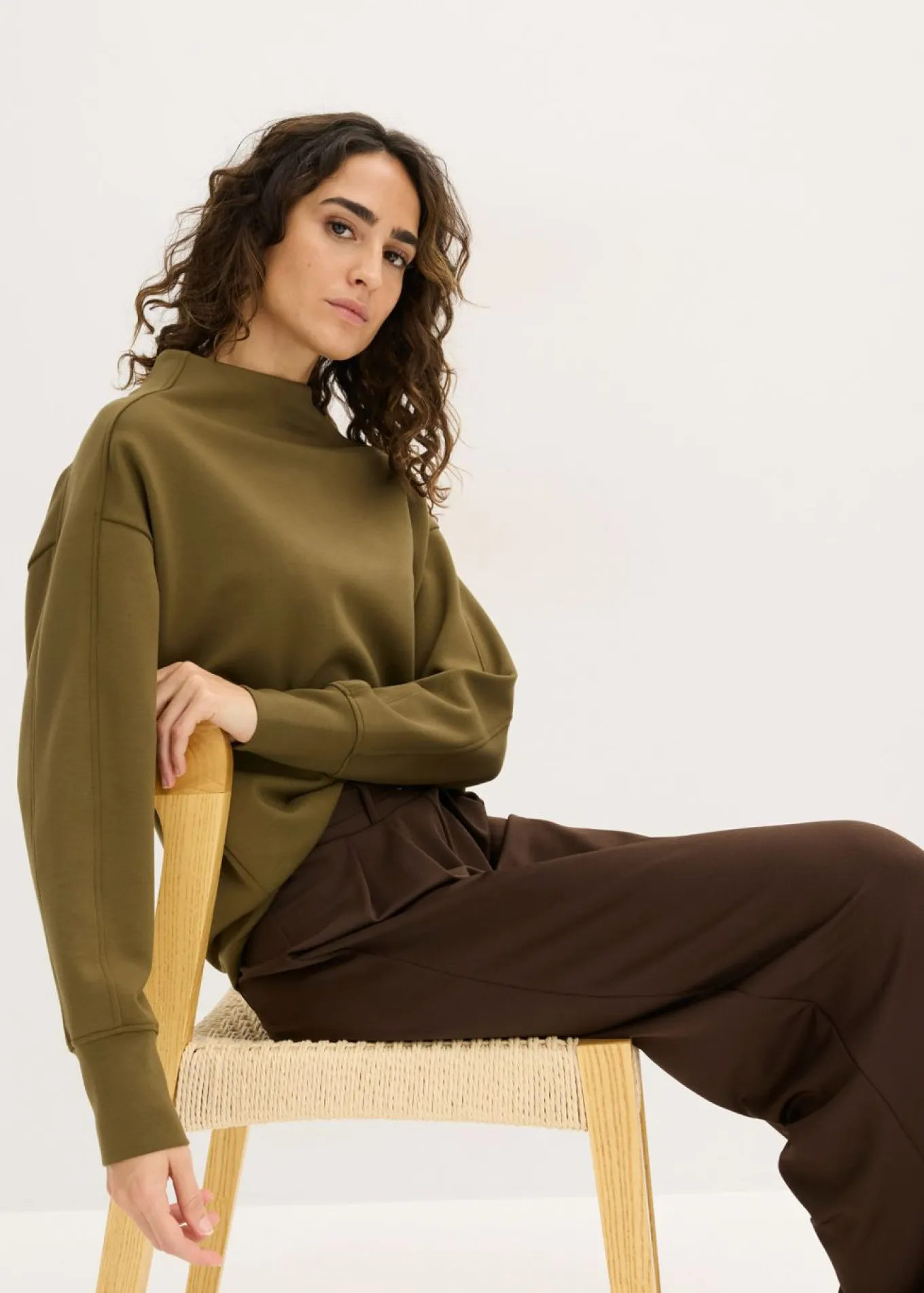 Sudadera holgada de neopreno suave