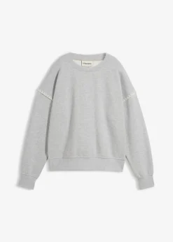 Sudadera holgada en mezcla de algodón