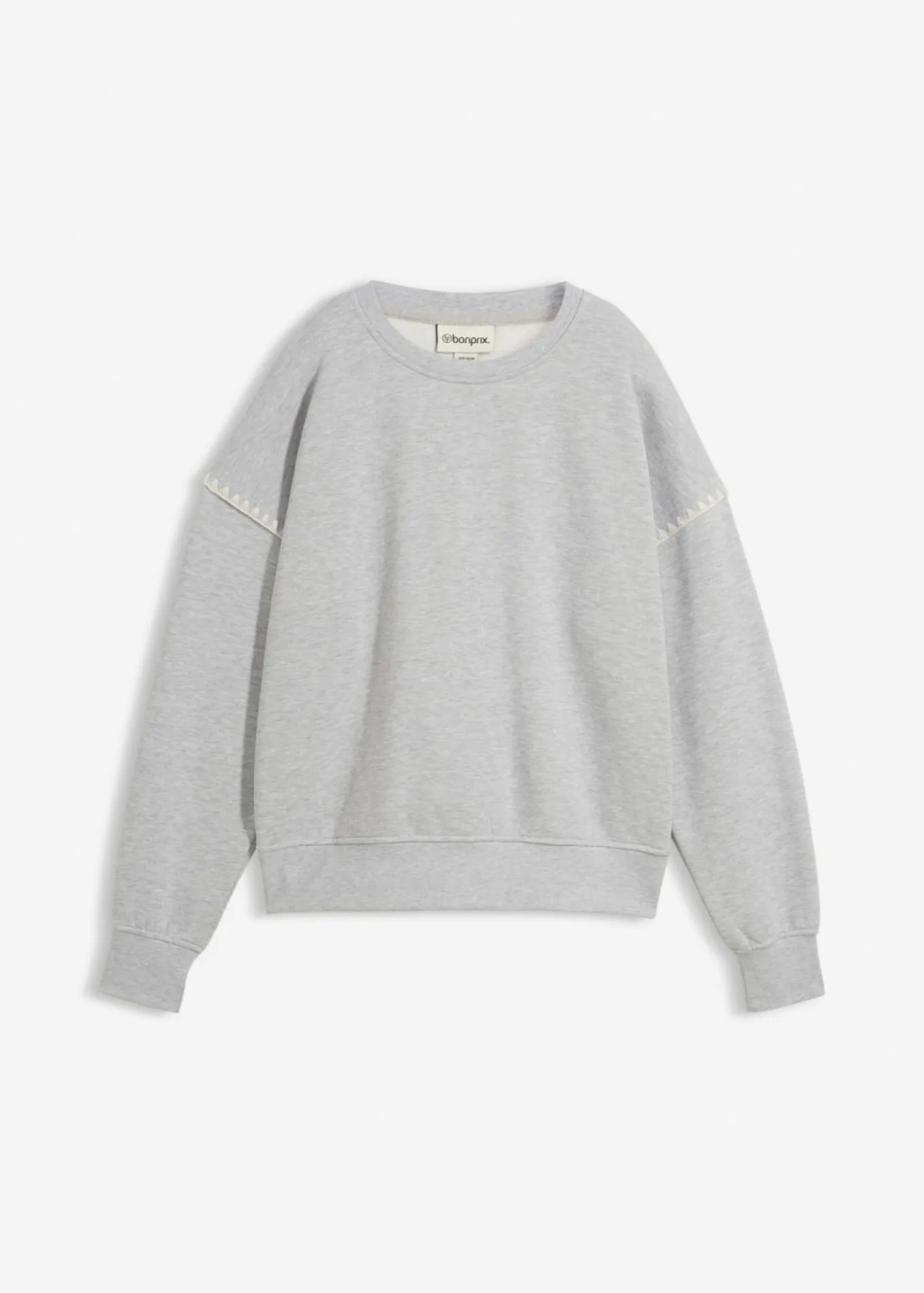 Sudadera holgada en mezcla de algodón