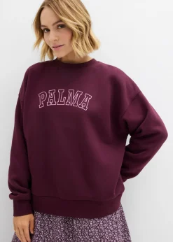Sudadera holgada en mezcla de algodón