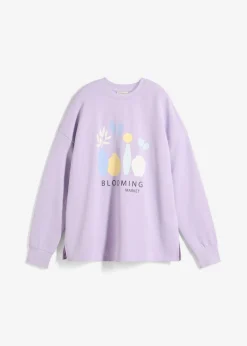 Sudadera holgada en mezcla de algodón