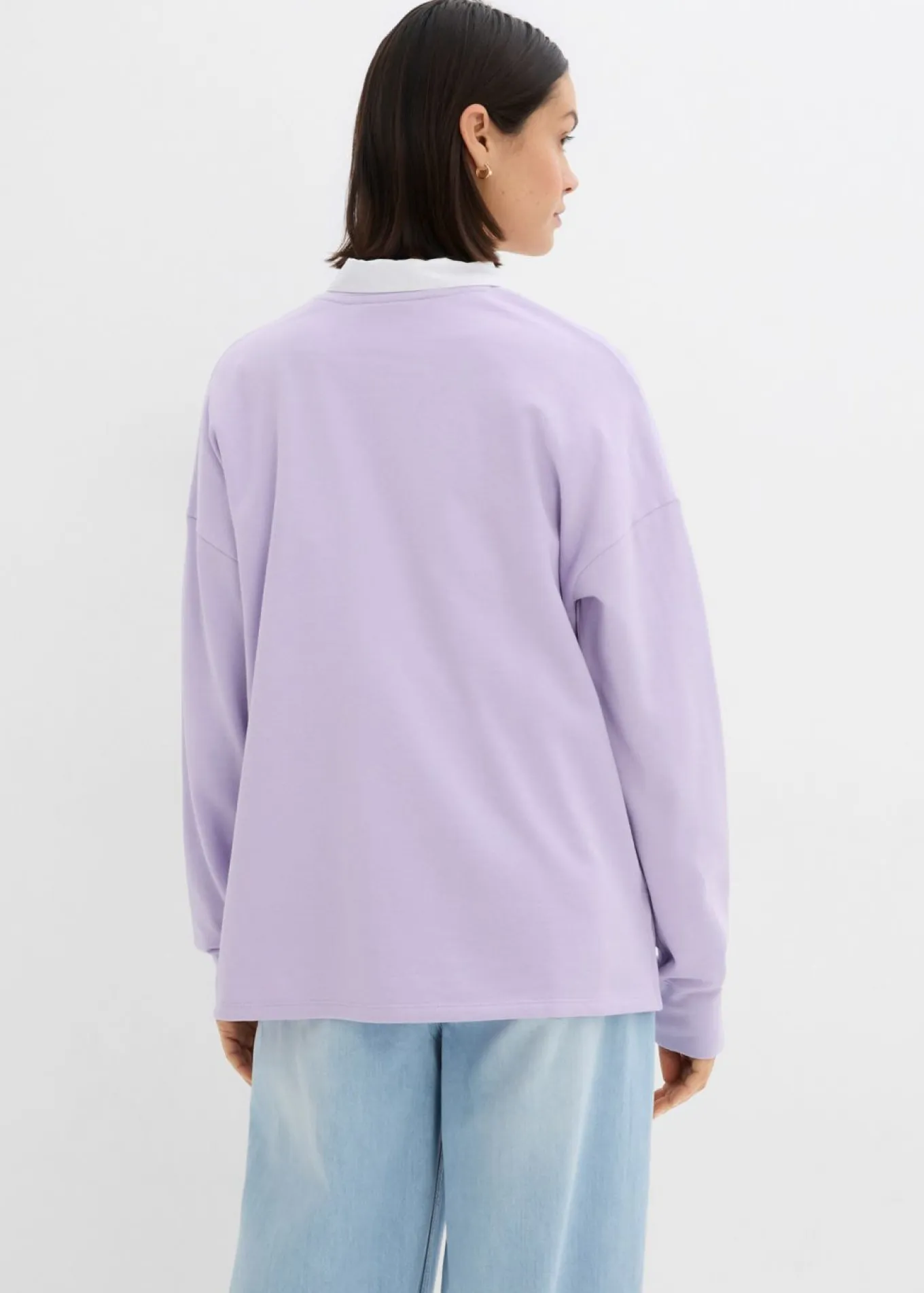 Sudadera holgada en mezcla de algodón