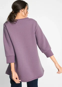 Sudadera larga con viscosa