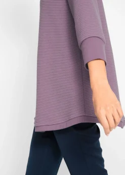 Sudadera larga con viscosa