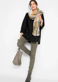 Sudadera larga con viscosa