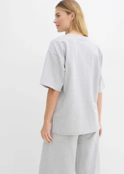 Sudadera larga de algodón puro