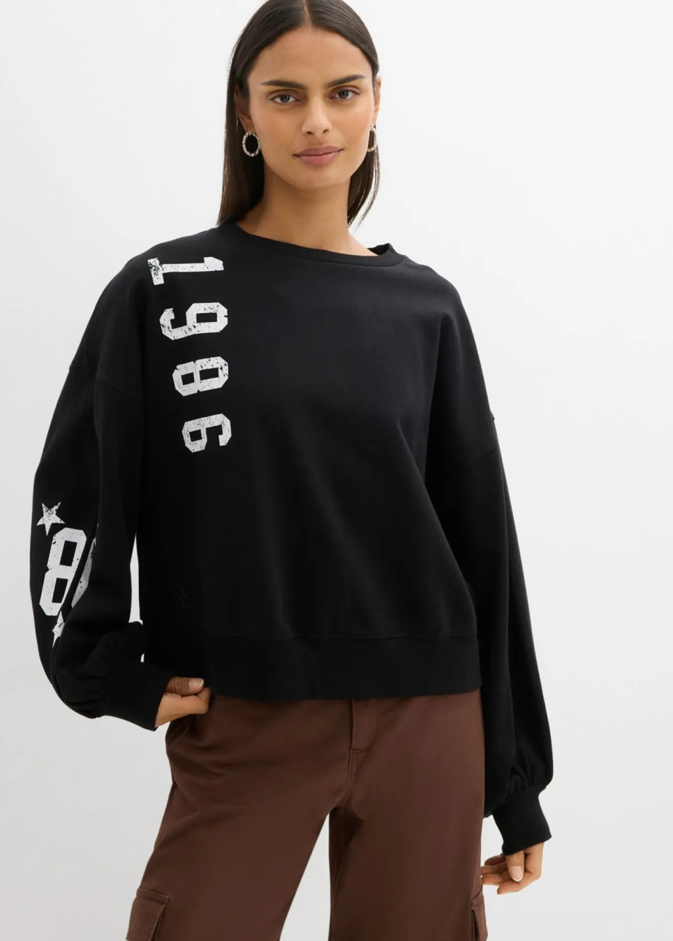 Sudadera oversize de algodón orgánico