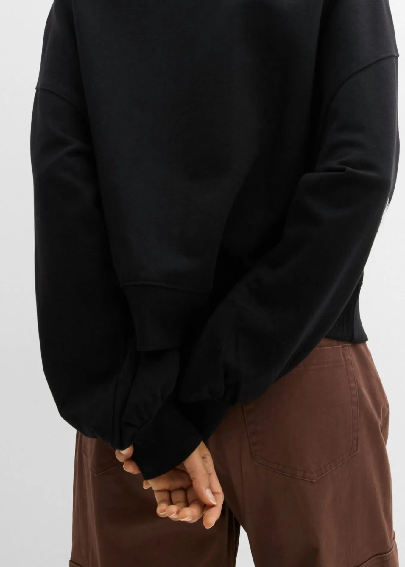 Sudadera oversize de algodón orgánico