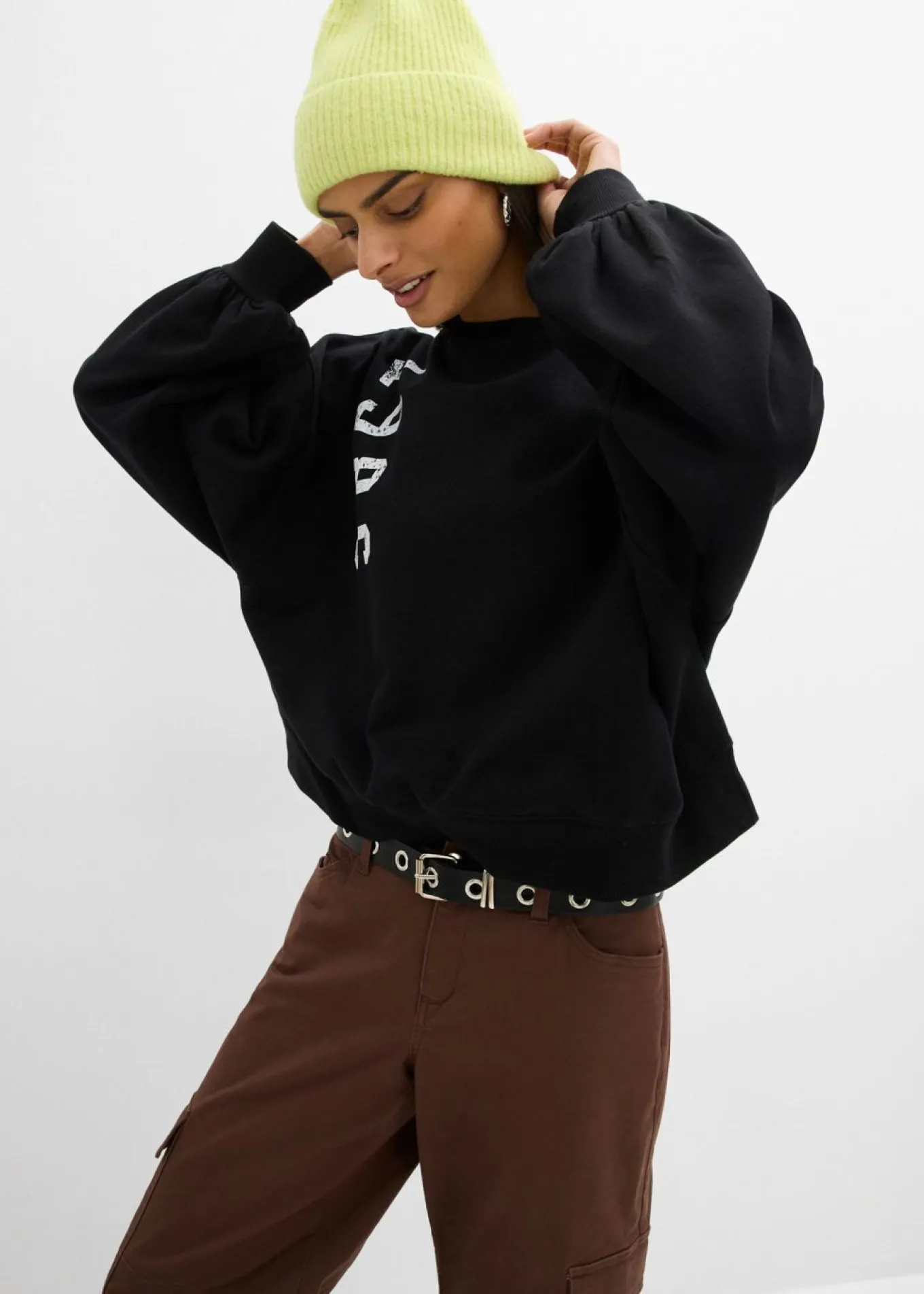 Sudadera oversize de algodón orgánico
