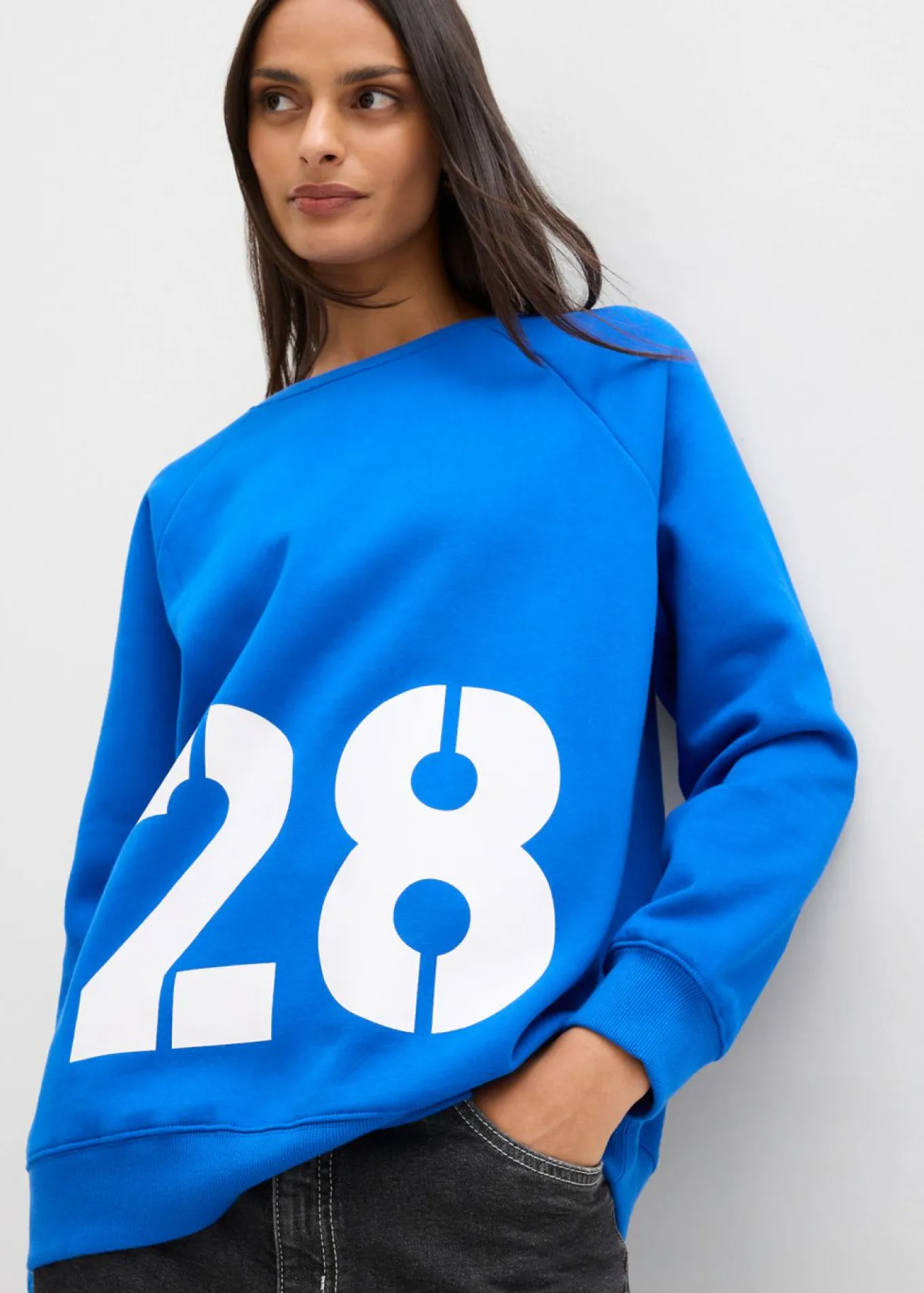 Sudadera oversize de algodón orgánico