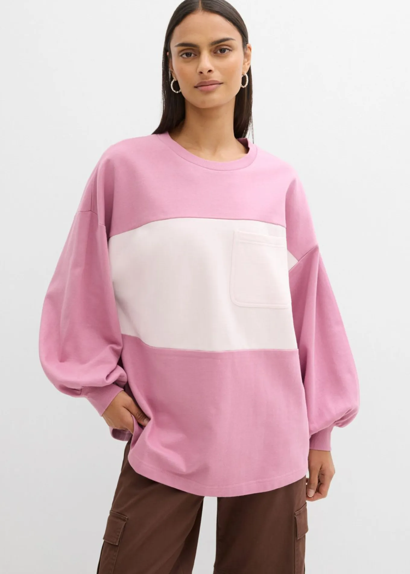 Sudadera oversize de algodón orgánico