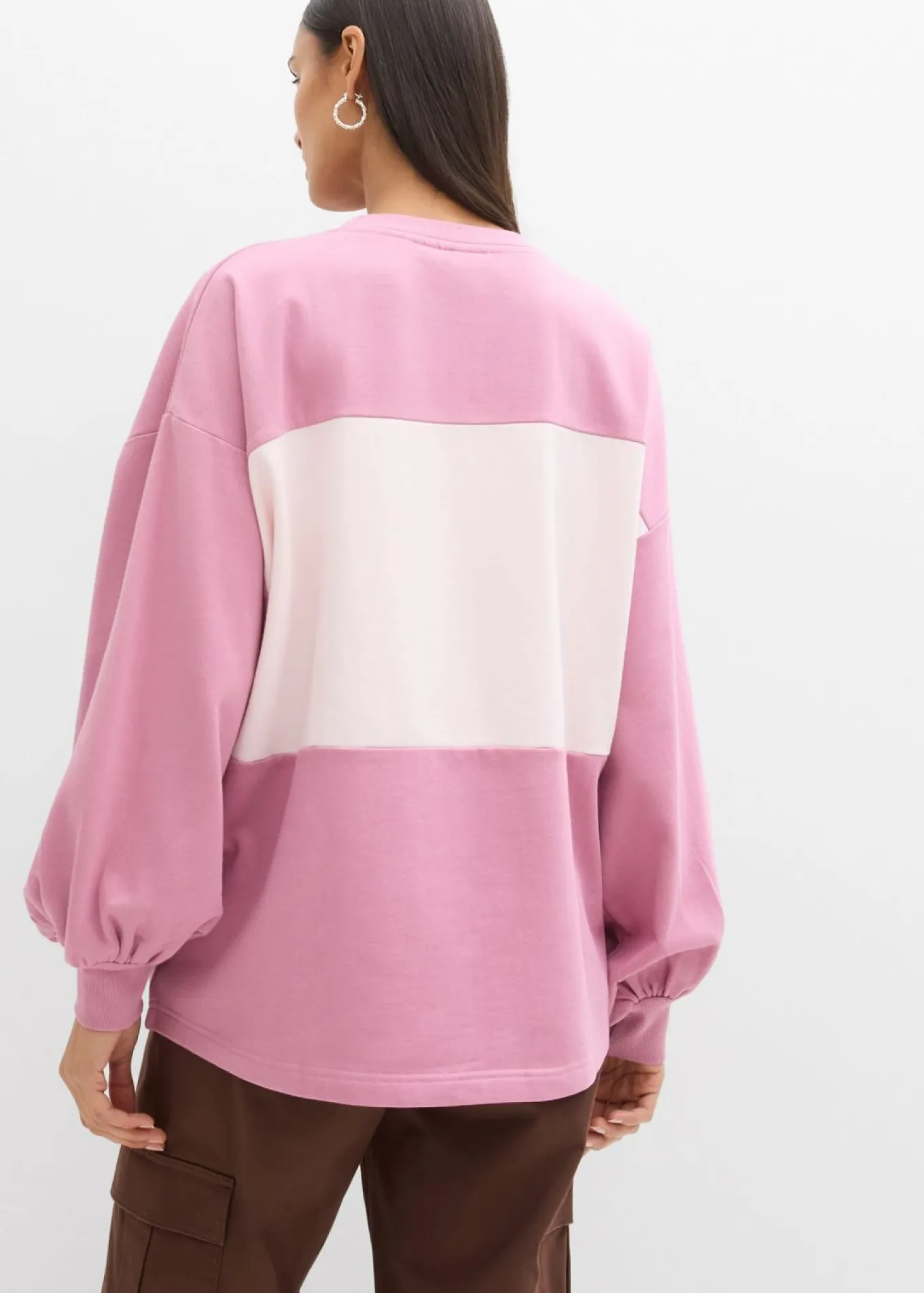 Sudadera oversize de algodón orgánico