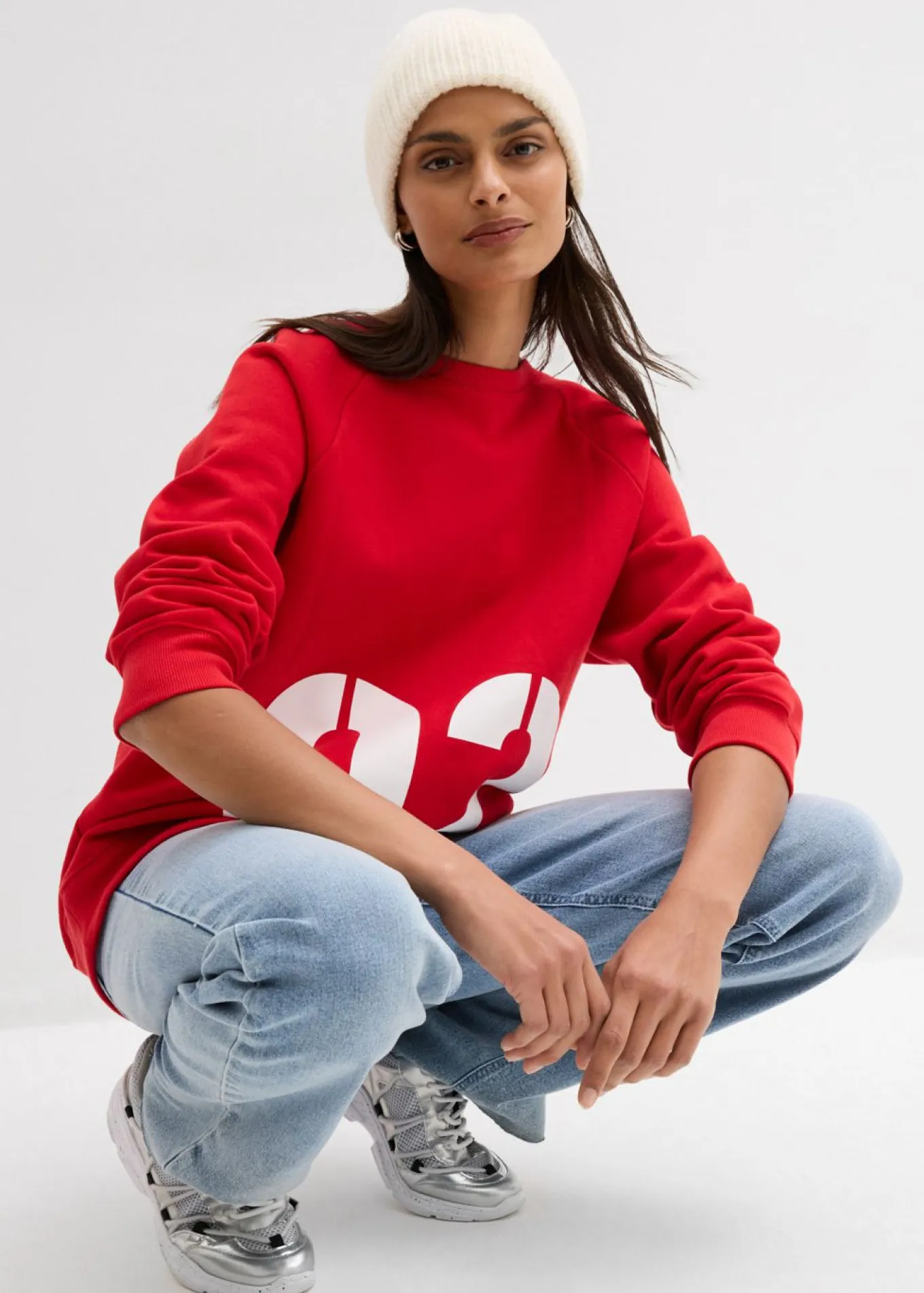 Sudadera oversize de algodón orgánico