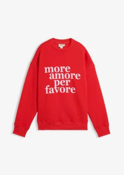 Sudadera oversize de mezcla de algodón