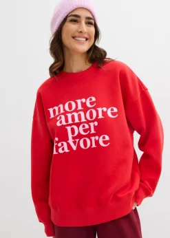 Sudadera oversize de mezcla de algodón