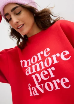 Sudadera oversize de mezcla de algodón