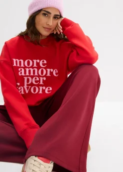 Sudadera oversize de mezcla de algodón
