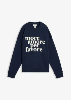 Sudadera oversize de mezcla de algodón